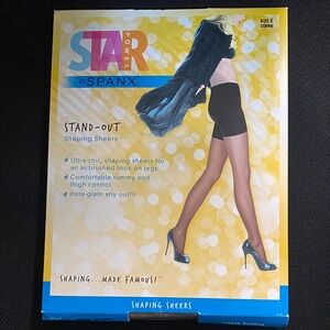 SPANX Star Power Shaping Sheers in Brown Size E